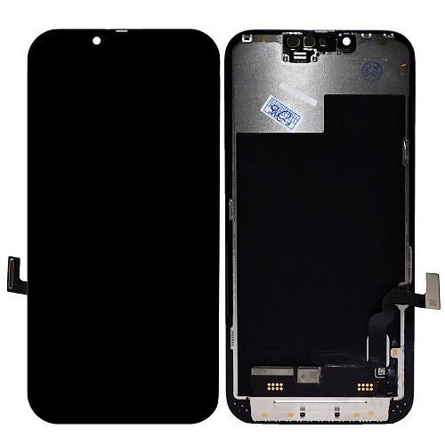 Дисплей совместим с iPhone 13 + тачскрин + рамка черный (матрица orig)