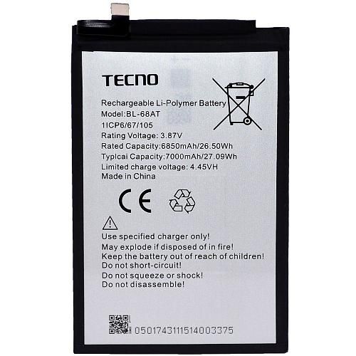 Аккумулятор совместим с Tecno 68AT (POVA 2/LE7/POVA 3) High Quality/ES