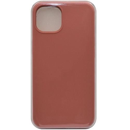 Чехол - накладка совместим с iPhone 13 (6.1") "Soft Touch" светло-персиковый 27 /с логотипом/
