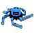 Спиннер - робот трансформер голубой