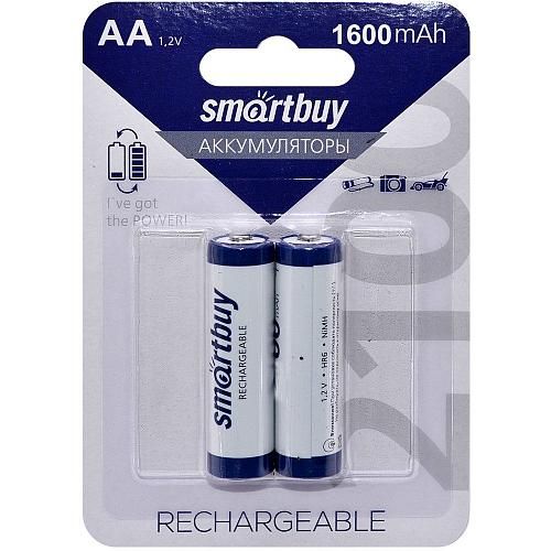 Аккумулятор SmartBuy AA HR6 1600mAh (блистер/2шт)