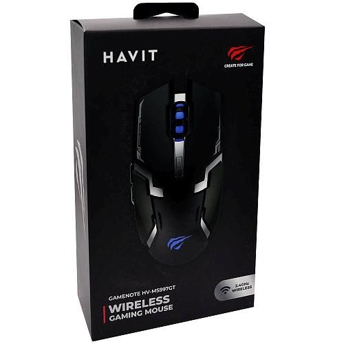 Мышь беспроводная игровая HAVIT MS997GT черный