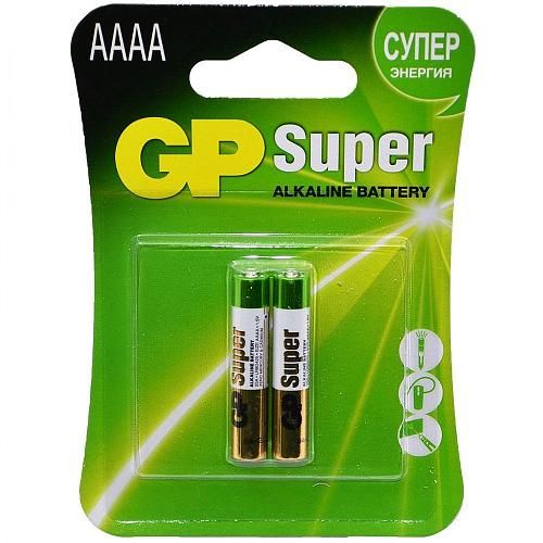 Батарейка AAAA 25A (2CR2) алкалиновая GP (блистер/2шт)
