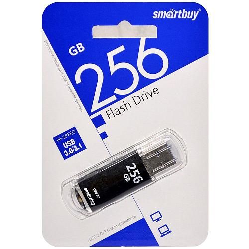 256GB USB 3.0/3.1 Flash Drive SmartBuy V-Cut черный (SB256GBVC-K3)