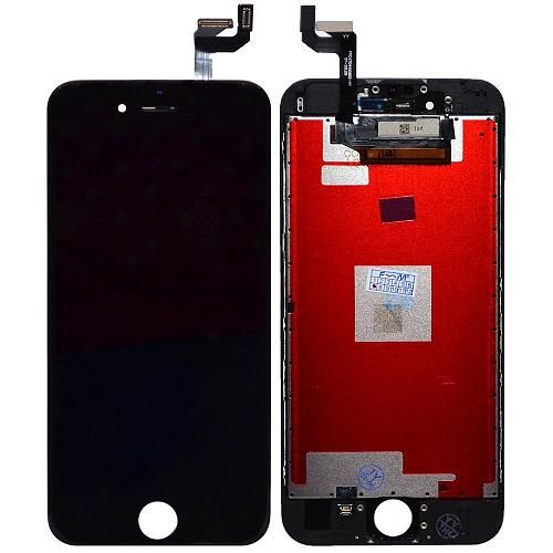 Дисплей совместим с iPhone 6S + тачскрин + рамка черный Xiongmao