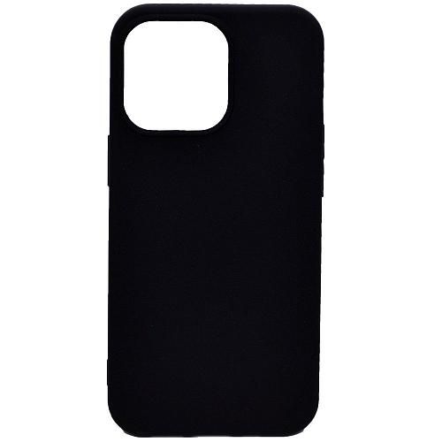 Чехол - накладка совместим с iPhone 13 Pro (6.1") YOLKKI Alma силикон матовый черный (1мм)
