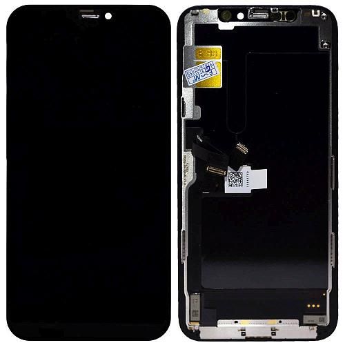 Дисплей совместим с iPhone 11 Pro + тачскрин + рамка черный OLED HX Soft 