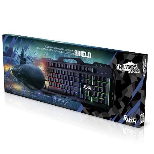 Клавиатура проводная игровая SMARTBUY Rush Shield черный