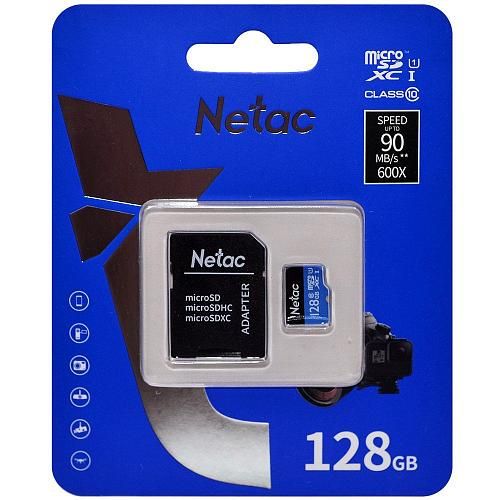 128GB NETAC P500 MicroSDXC UHS-I class 10