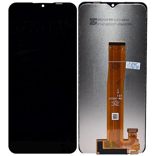 Дисплей совместим с Samsung SM-A022G/Galaxy A02 + тачскрин черный (матрица orig)