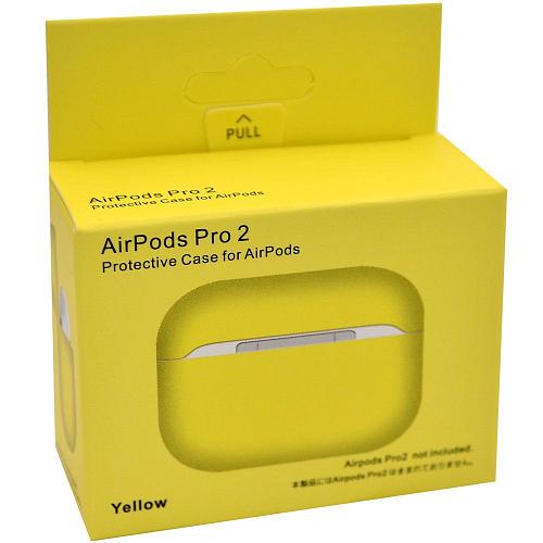 Чехол для AirP Pro 2 силикон LUX лимонный
