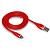 Кабель USB - micro USB WALKER C735 красный (1м) /3,1А/