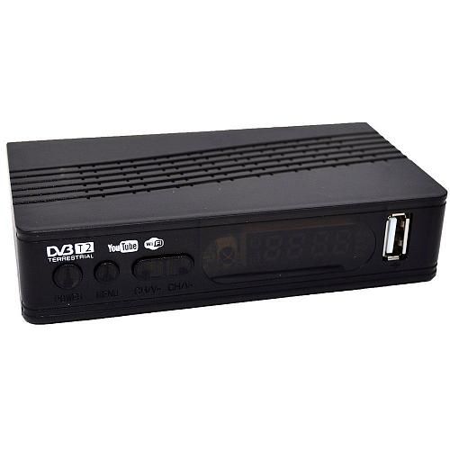 Цифровой ТВ ресивер DVB-T2 U-001 черный/ поврежденная упаковка/