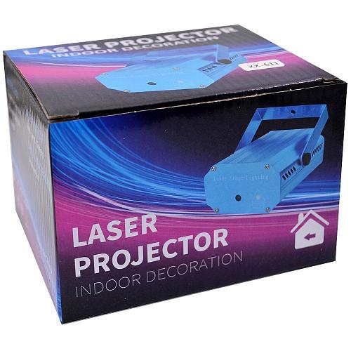 Лазерный проектор Mini (рассеиватель - фигурки)