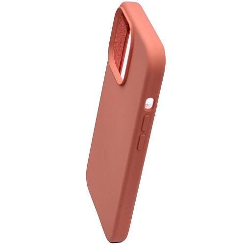 Чехол - накладка совместим с iPhone 13 Pro (6.1") "Soft Touch" персиковый /без лого/