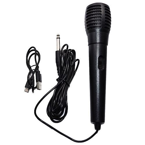 Колонка портативная FVO BS-232C черный + микрофон