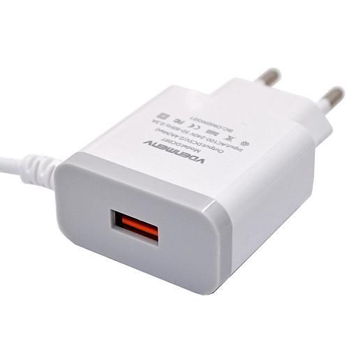 СЗУ micro USB 2,4A (1USB) DENMEN DC09V белый