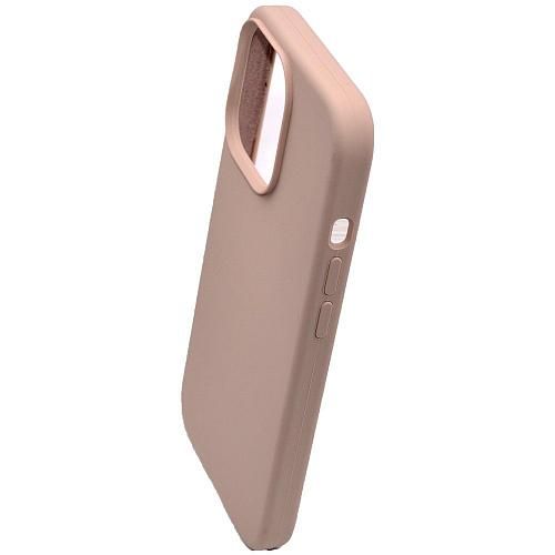 Чехол - накладка совместим с iPhone 13 Pro (6.1") "Soft Touch" светло-розовый /без лого/