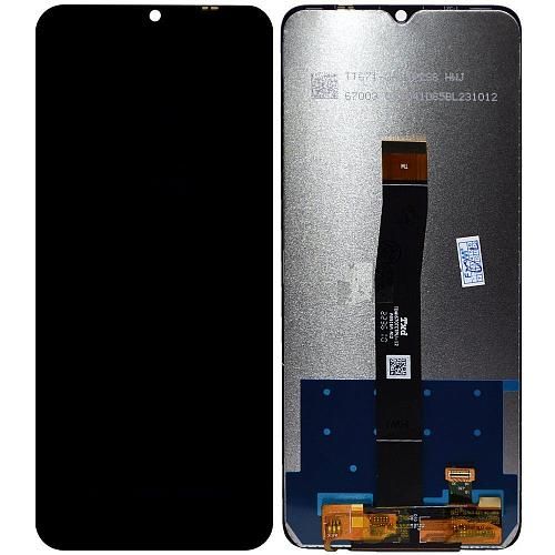 Дисплей совместим с Xiaomi Redmi 12C/Poco C55 + тачскрин черный orig Factory