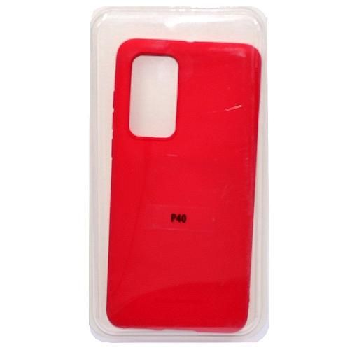 Чехол - накладка совместим с Huawei P40 MOLAN CANO Jelly силикон красный