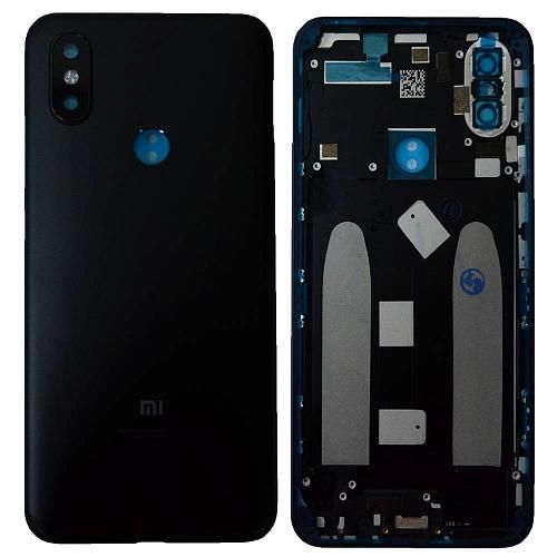 Задняя крышка совместим с Xiaomi Mi 6X черный orig Factory