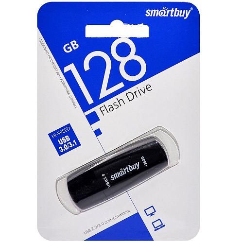 128GB USB 3.0 Flash Drive SmartBuy Scout черный (SB128GB3SCK)