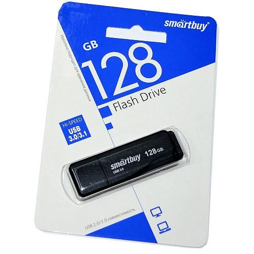 128GB USB 3.0 Flash Drive SmartBuy LM05 черный (SB128GBLM-K3)
