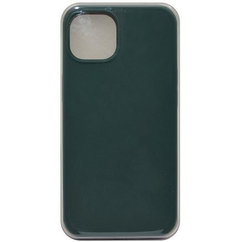 Чехол - накладка совместим с iPhone 13 (6.1") "Soft Touch" сине-зеленый 60 /с логотипом/