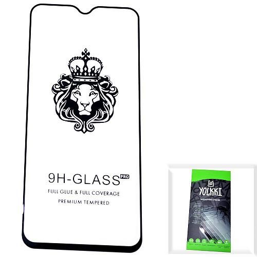 Защитное стекло совместим с Xiaomi Mi CC9/Mi 9 Lite/Mi 9 YOLKKI Standart 2,5D с рамкой черное /в упаковке/