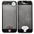 Стекло совместим с iPhone 7 + OCA + поляризатор + рамка черный (олеофобное покрытие) orig Factory