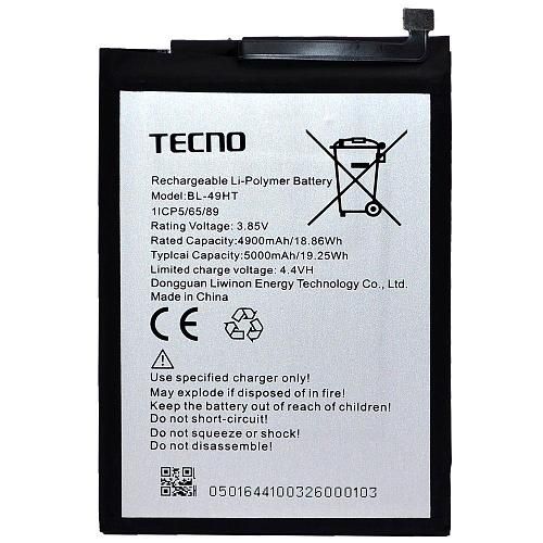 Аккумулятор совместим с Tecno 49HT (KE7/SPARK 6/CE7/Camon 16/Camon 16 Pro/CE8) High Quality/ES
