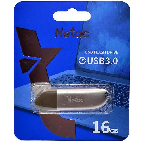 16GB USB 3.0 Flash Drive NETAC U352 серебро (NT03U352N-016G-30PN)