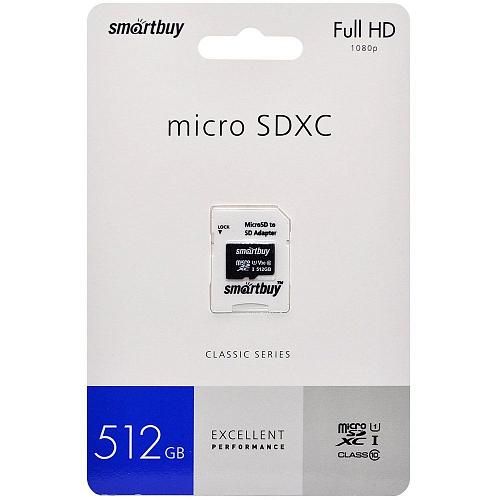 512GB SmartBuy MicroSDXC UHS class 10