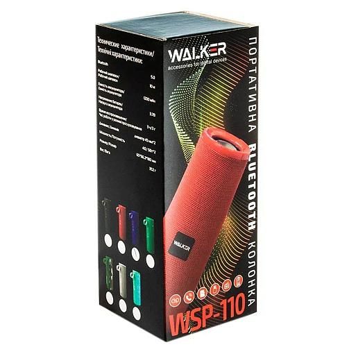 Колонка портативная WALKER WSP-110 красный