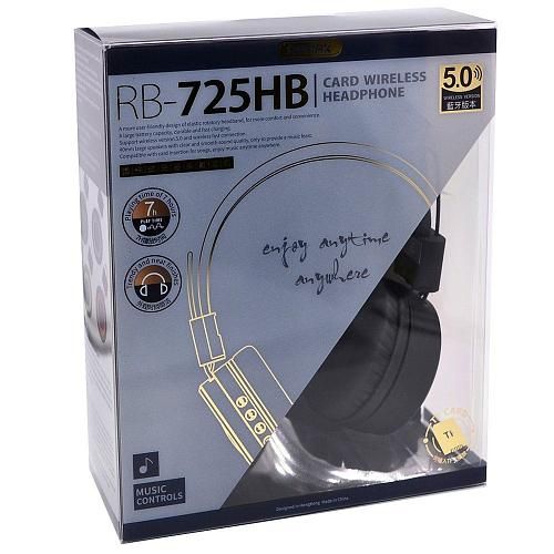 Наушники накладные Bluetooth REMAX RB-725HB черный