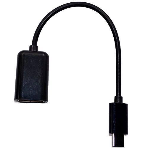 Кабель USB OTG - TYPE-C черный