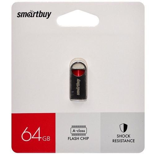 64GB USB 2.0 Flash Drive SmartBuy MC8 красный (SB064GBMC8)