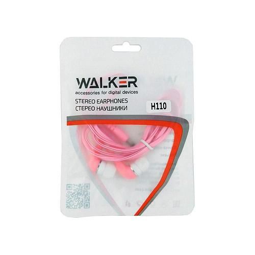 Наушники внутриканальные WALKER H110 розовый