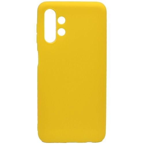 Чехол - накладка совместим с Samsung Galaxy A13 4G YOLKKI Alma cиликон матовый желтый (1мм)