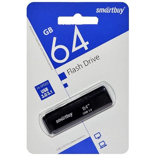 64GB USB 3.0/3.1 Flash Drive SmartBuy Dock черный (SB64GBDK-K3)