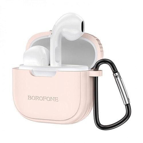 Наушники вставные Bluetooth TWS BOROFONE BW29 розовый