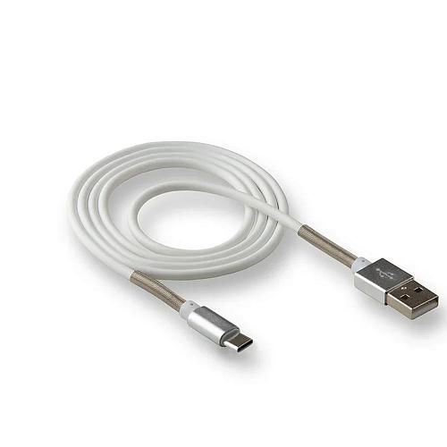 Кабель USB - TYPE-C WALKER C720 белый (1м)