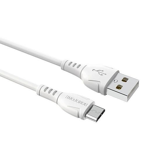 Кабель USB - micro USB BOROFONE BX51 белый (1м)
