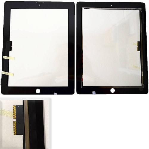 Тачскрин (Сенсор дисплея) совместим с iPad 3/ iPad 4 чёрный