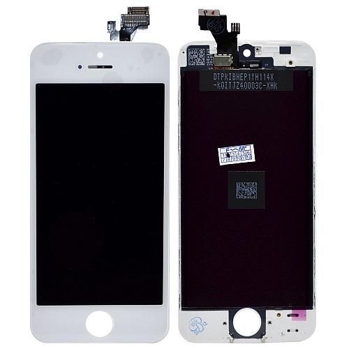 Дисплей совместим с iPhone 5 + тачскрин + рамка белый Shenchao