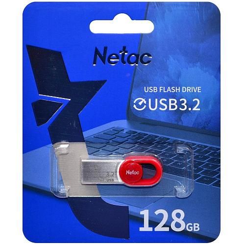 128GB USB 3.2 Flash Drive NETAC UM2 красный (NT03UMN-128G-32RE)