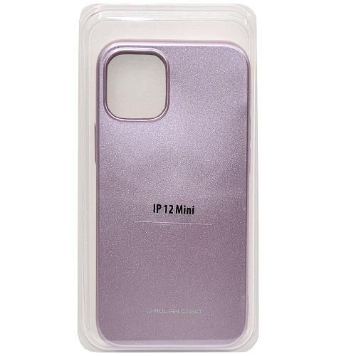 Чехол - накладка совместим с iPhone 12 mini (5.4") MOLAN CANO Jelly Shine силикон розовое золото