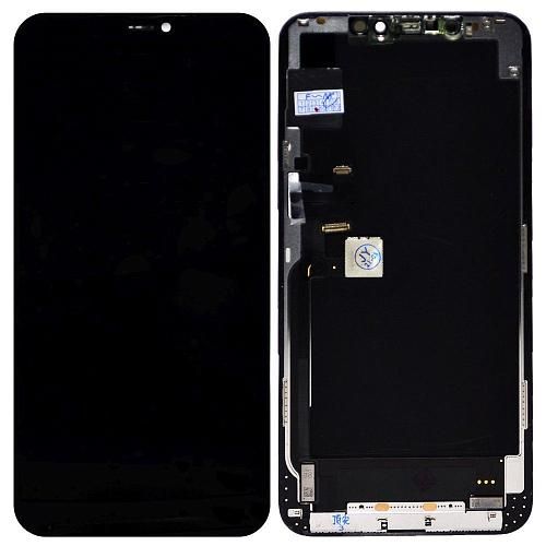 Дисплей совместим с iPhone 11 Pro Max + тачскрин + рамка черный orig Used