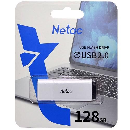 128GB USB 2.0 Flash Drive NETAC U185 белый (NT03U185N-128G-20WH)