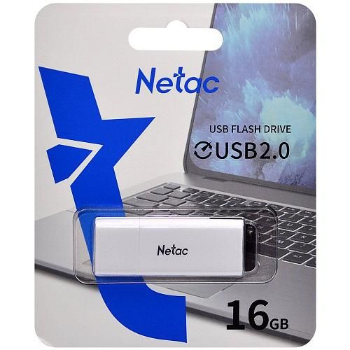 16GB USB 2.0 Flash Drive NETAC U185 белый (NT03U185N-016G-20WH)